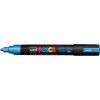 Akrylový popisovač Uni Posca PC-5M, modrý metalický, šířka stopy 1,8 až 2,5 mm