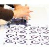 Papírové šablony Magic pro dekorování povrchů, technika stencilingu