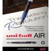 Uni ball AIR 0,5 mm černý, inkoust reagující na tlak, vhodný pro kaligrafii a psaní