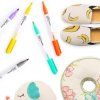 Monami Fabric Marker Brush pro světlý textil, zářivé pigmenty, rychlé schnutí