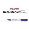 Akrylový fix Monami Deco Marker XF pro dekorování ploch z plastu, kovu, skla a dřeva