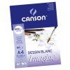 Canson Mix Media Imagine A4, hladký mírně zrnitý povrch vhodný pro akvarel i kresbu