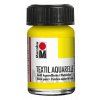 Marabu Textil Aquarelle 15 ml barva na textil, odstín 020 žlutá citron