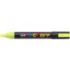 Akrylový popisovač Uni Posca PC-5M fluo žlutý, šířka stopy 1,8 až 2,5 mm