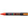 Akrylový popisovač Uni Posca PC-5M fluo oranžový, šířka stopy 1,8 až 2,5 mm