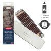 Umělecké pastelky Derwent Coloursoft Skintones, 6 odstínů pro portréty