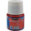 Pébéo Setacolor Light Glitter 45 ml, glitrová barva na textil, odstín Červená rubínová 203
