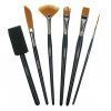 Derwent Technique Brushes Set, sada 6 syntetických efektových štětců různých tvarů