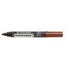 Centropen 8566 permanentní popisovač s kulatým hrotem 2,5 mm, hnědá barva