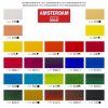 Sada Talens Amsterdam 24 akrylových barev po 20 ml, 100% akrylová emulze