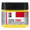 Tiskařská barva Marabu Textil Print 100 ml, odstín žlutá, pro sítotisk a linoryt