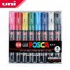 Uni Posca 1M akrylový popisovač 0,7 mm, sada 8 barev s krycím pigmentovým inkoustem