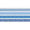 Dekorační lepící pásky Heyda 15 mm x 5 m, 4 motivy v modré barvě pro scrapbooking a tvoření