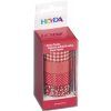 Heyda Deco páska 15 mm x 5 m, sada 4 rolí, červená, motivy kostičky a puntíky