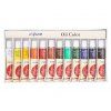 Kreul EL Greco olejové barvy 12 x 12 ml, míchatelné, krycí a stálobarevné pigmenty