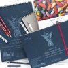 Blok SM.LT Grey Sketch Pad, 30 šedých listů A4, gramáž 180 g/m2