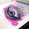 Designérský fix ShinHan Art Touch-Brush, odstín Purple Grey RP88, štětcový hrot