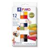 Polymerová hmota Fimo Soft Natural, sada 12 barev, zapékání při 110 °C po dobu 30 minut