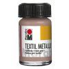 Marabu Textil Metallic 15 ml metalická barva na textil, odstín 734 růžově zlatá