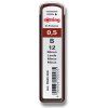 Rotring TIKKY tuhy do mikrotužky 0,5 mm tvrdost B, balení 12 kusů