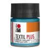 Marabu Textil Plus 50 ml barva na textil, odstín 091 modrá karibská
