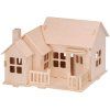 Marabu Mara 3D puzzle beach house, předsekané dřevěné díly k sestavení a malování