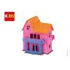 Dřevěné 3D puzzle Marabu Mara house, předsekané díly k sestavení a malování