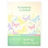 Blok barevných papírů Happy Color Deco Spring A4 170 g, 20 listů v jarních odstínech