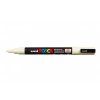 Akrylový popisovač Uni Posca 3M, šířka stopy 0,9 až 1,3 mm, odstín ivory 46