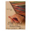 Skicák SM.LT Star Pad Brown Natur A5, přírodní hnědý kraftový papír 125 g/m2, 20 listů