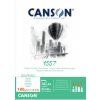 Canson 1557 lepený skicák A3, 30 listů, bílý strukturovaný papír 180 g/m2