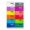 Polymerová hmota Fimo Soft Brilliant, 12 barevných bloků pro kreativní modelování