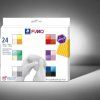 Staedtler Fimo Effect sada 24 bloků po 25 g, polymerová modelovací hmota s efektními barvami