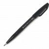 Štětcový fix Pentel Brush Pen Sign SES15, černý inkoust, flexibilní štětcový hrot