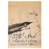 SM.LT Star Pad Calligraphy A4, blok 30 listů papíru na kaligrafii, 90 g/m