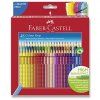 Pastelky Faber-Castell GRIP 2001, sada 48 barev v papírovém balení, trojhranný tvar