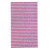Nalepovací kamínky dpCraft 3 mm, 806 ks, barva růžová fuchsia, samolepící