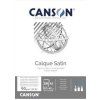 Canson Calque Satin, pauzovací papír v bloku A3, 90 g/m2, 50 listů transparentního papíru
