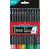Faber-Castell Black Edition trojhranné pastelky, sada 36 barev v papírové krabičce