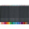 Sada 36 trojhranných pastelk Faber-Castell Black Edition, extra měkká tuha 3,3 mm