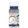 Faber-Castell Metallics sada 6 metalických popisovačů se šířkou stopy 1,5 mm