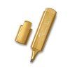 Sada 4 zvýrazňovačů Faber-Castell Textliner 46 Metallic, seříznutý hrot, tři šířky linky