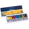 Sada olejových barev Ladoga 12x18 ml, Nevskaya Palitra, lněné pojivo