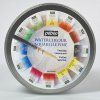 Pébéo Studio Aquarelle sada 12 akvarelových barev v kovové kulaté etui se štětcem
