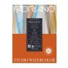 Akvarelový papír Fabriano Studio Watercolour Hot Press 22,9x30,5 cm, 300 g, blok 12 listů