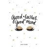 Pevná kartonová obálka s matným povrchem a glitrovou dekorací, sešit Muse Good Wishes A5