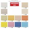 Přehled odstínů sady Talens Amsterdam Acryl Pastel, 12 pastelových barev po 20 ml