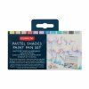 Derwent Pastel Shades Paint Pan Set, sada 12 pastelových akvarelových barev v pánvičkách