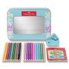 Faber-Castell Sparkle pastelky s třpytivými body, trojhranná silná pastelka 20 barev