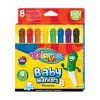 Colorino Kids Baby Markers sada 8 dětských fixů s kulatým hrotem pro nejmenší